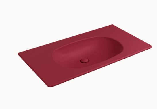 Lavabo Consolle Rosso Rubens NUDA Flaminia