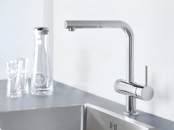 Miscelatore lavello Grohe Blue Pure Canna Estraibile Cromo - Ambientazione - 2