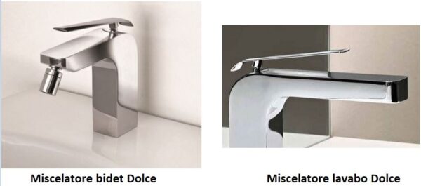 Set miscelatori lavabo + bidet Dolce - Fantini