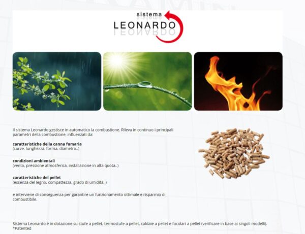Stufa a pellet grigio scuro KLIK 8kW Edilkamin