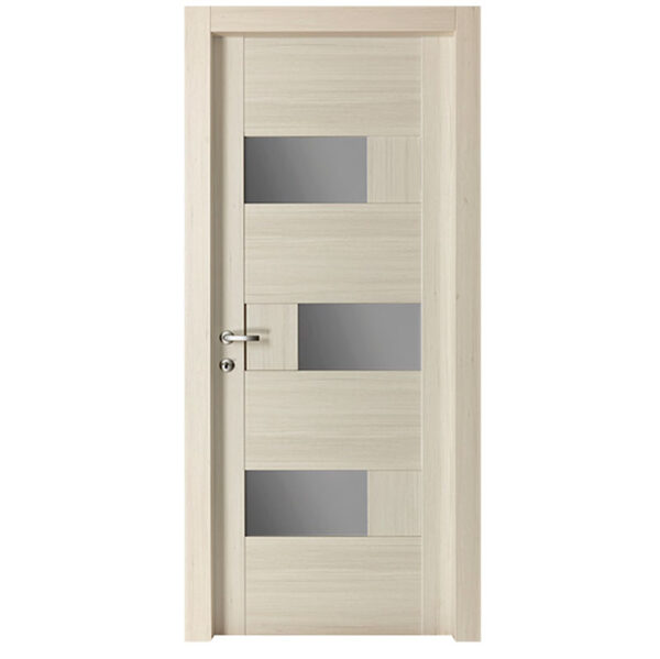 Porta intelaiata con vetri satinati Amelia Linea INCONTRI Gio.ma