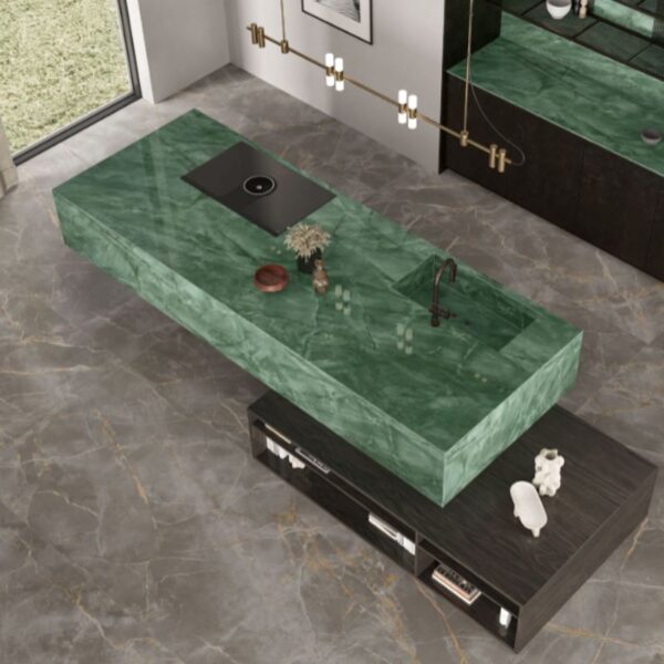 Marvel Gala effetto marmo pavimenti e rivestimenti -Atlas concorde EXOTIC GREEN & CALACATTA BLACK