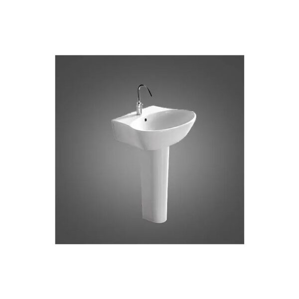 Colonna in ceramica per lavabo Nido - bianco Lucido - Hatria-3