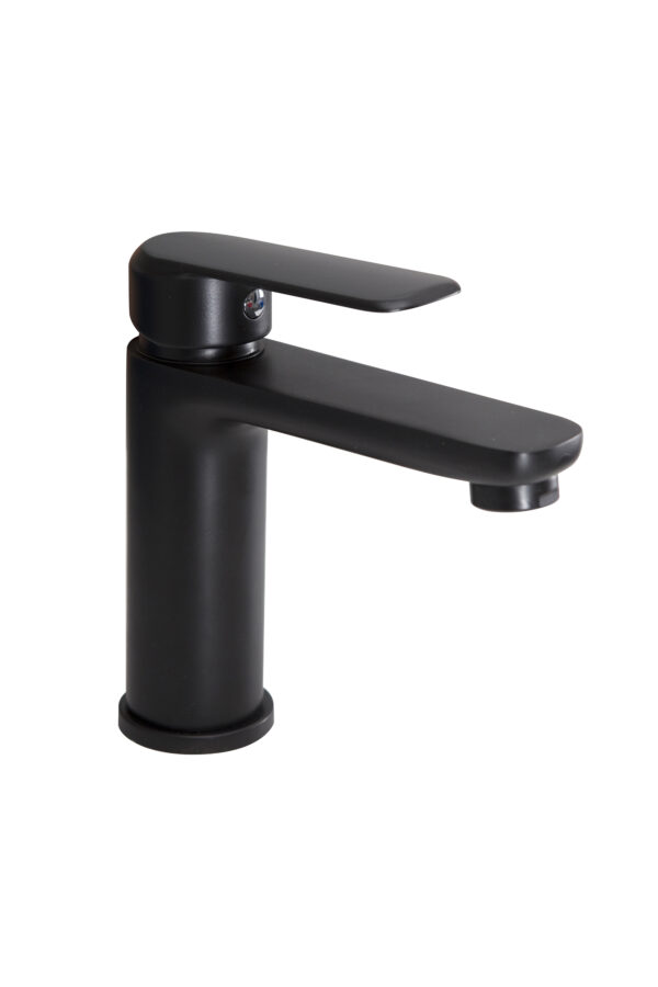 Miscelatore lavabo con piletta pop up - HH - Impalli - nero opaco