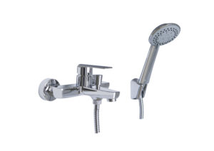 Miscelatore vasca completo di kit doccia cromo - HH - Impalli