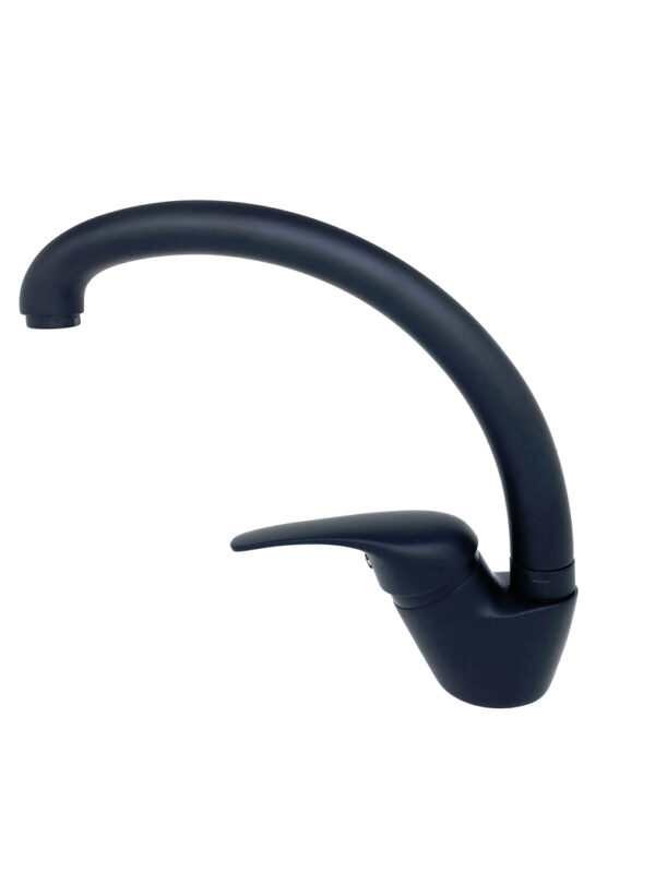 Miscelatore lavello con canna girevole - colore nero opaco - Alice Impalli