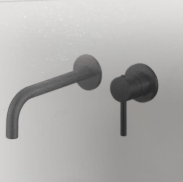 miscelatore lavabo incasso MM Impalli nero opaco
