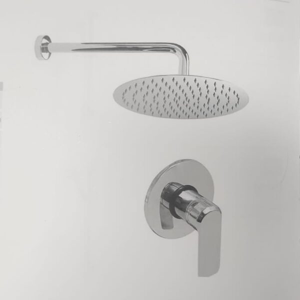 Kit per doccia tondo 1 via - cromo - Impalli