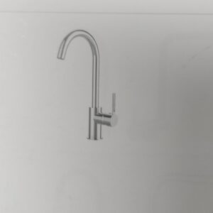 Miscelatore lavello canna alta tonda - cromo - Impalli