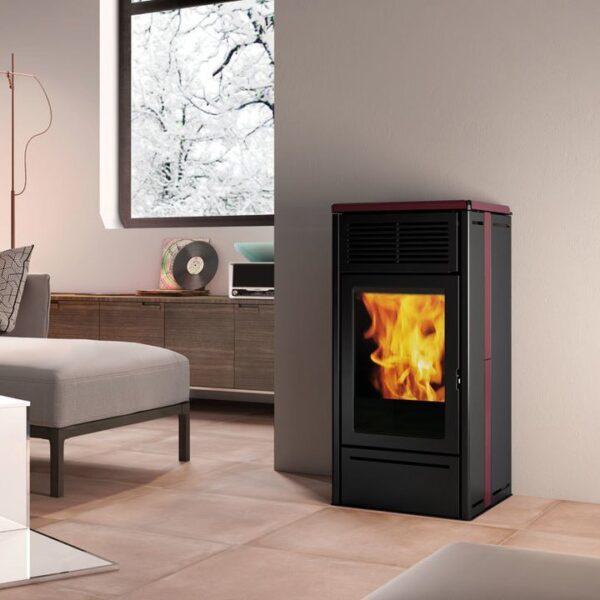 Stufa a pellet Nara2 3-6,9KW - Edilkamin bordeaux
