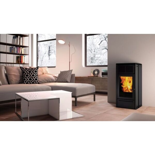 Stufa a pellet Nara2 3-6,9KW - Edilkamin nero lucido