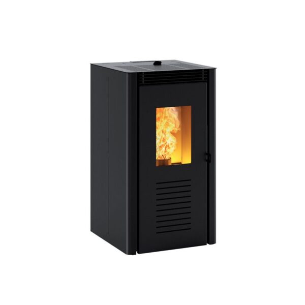 Stufa a pellet Nodo 4-9,5KW - Caminetti Montegrappa nero