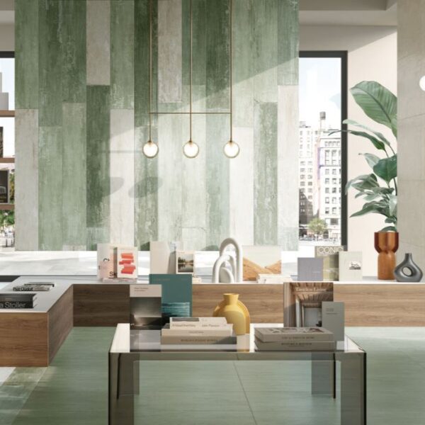 Foyer effetto cemento - pavimenti e rivestimenti - Naxos ambientazione 2