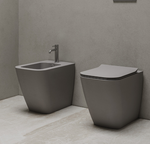Vaso + Bidet Filomuro Tecna - Hatria