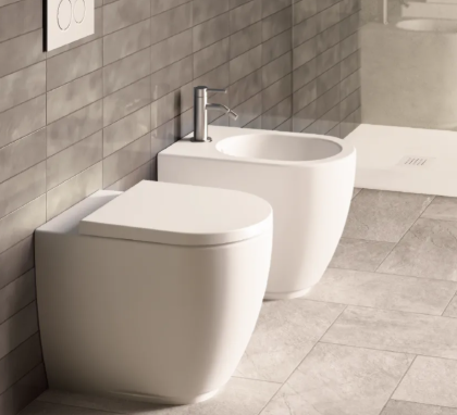 Vaso + Bidet Filomuro Fusion - Hatria