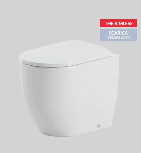 vaso a terra senza brida traslato- bianco lucido-artceram