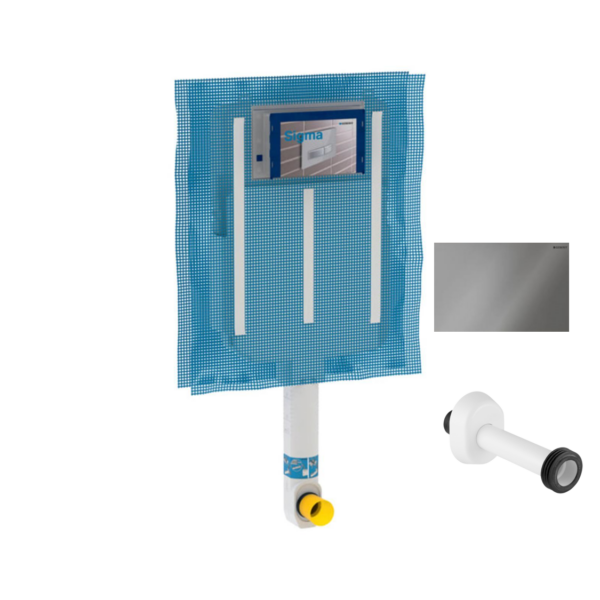 Cassetta Incasso Geberit con Placca cieca e canotto